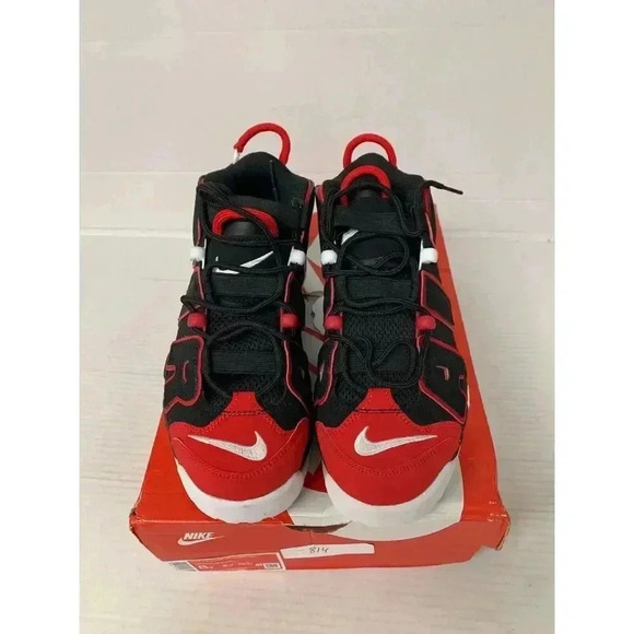 -814 Nike Youths Air More Uptempo, Black/White-US 6 YOUTHS - Picture 3 of 5